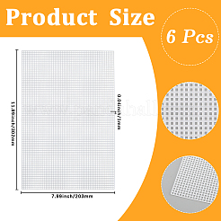 Листы холста pe сетки&nbsp;AJEW-WH20006-217D