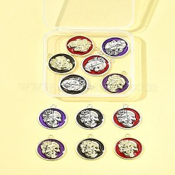 12шт 6 цвета сплава эмалевые подвески&nbsp;FIND-FS0003-81