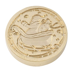 Рождественская серия сургучная печать латунная головка штампа&nbsp;LS-AJEW-M037-01G-10