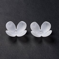 Матовые акриловые колпачки из бисера&nbsp;OACR-G014-01