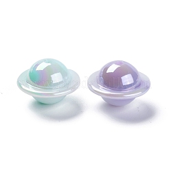 Perle acriliche di placcatura uv luminose&nbsp;OACR-D009-02