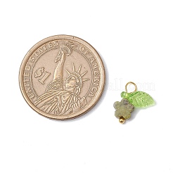 10 шт. подвески-цветы из натурального унакита&nbsp;PALLOY-JF03765-07