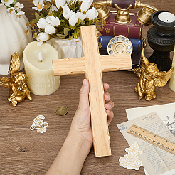 Holzkreuzdekoration&nbsp;AJEW-WH0752-010A