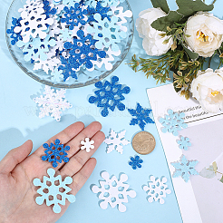 200 шт. блестящие рождественские наклейки-снежинки из вспененного eva&nbsp;DIY-ME0001-94