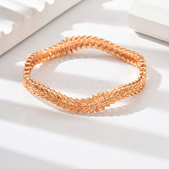 Женские браслеты из латуни в ближневосточном стиле с листьями&nbsp;QP3083