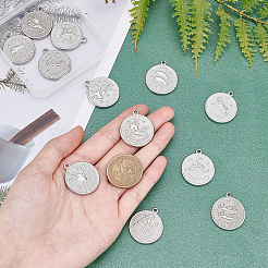 12 шт. 12 подвески из нержавеющей стали 304&nbsp;STAS-UN0026-15