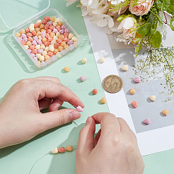 100 шт. 4-х цветные синтетические коралловые бусины&nbsp;CORA-NB0001-04A