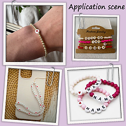 600 шт. Непрозрачные акриловые бусины&nbsp;PACR-SP0001-02B