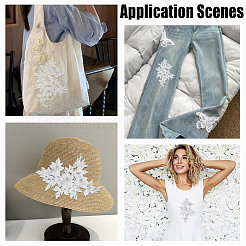 Полиэстер компьютеризированная вышивка ткань утюгом / пришить заплатки&nbsp;DIY-WH0504-667A