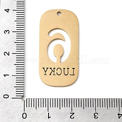 Pendentifs en acier inoxydable 304&nbsp;STAS-D200-02G-G
