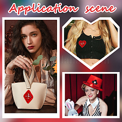 3 шт. 3 стиля смоляные нашивки со стразами для вышивки нитками с термофиксацией/пришивания&nbsp;PATC-FG0003-33