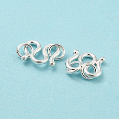 925 sterling silver fermagli s-gancio&nbsp;STER-K175-06A-S