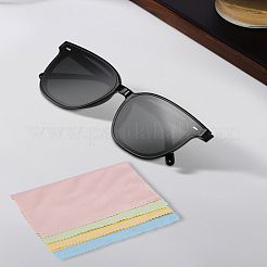 8 шт. салфетка из микрофибры 4 цветов для протирки очков&nbsp;AJEW-LP0012-19