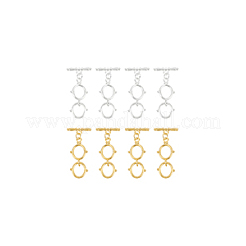 2 цвет латунные застежки-тоглы&nbsp;KK-BC0013-94