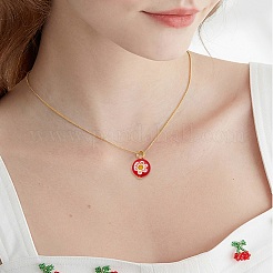 Стеклянные подвески миллефиори&nbsp;PALLOY-CJ00001