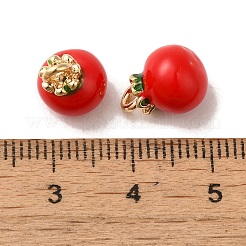 Латунь эмаль подвески&nbsp;KK-S368-02G-02