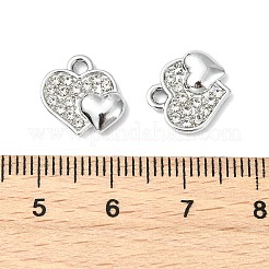 Pendentifs en alliage avec strass de cristal&nbsp;ALRI-T012-01A-P
