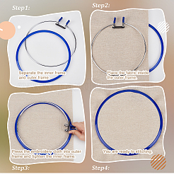 1 Set 6-fädiges Polyester-Stickgarn&nbsp;DIY-OC0013-54