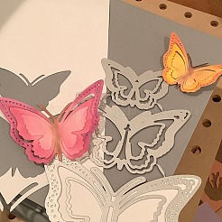 Углеродистая сталь разрезает трафареты&nbsp;LS-DIY-P076-32