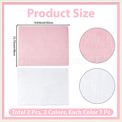 2 Stück 2 Farben Plüschstoff für DIY-Bastelarbeiten&nbsp;DIY-CN0009-94