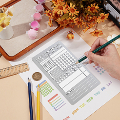 Трафареты для резки металла в стиле ретро из нержавеющей стали&nbsp;DIY-WH0242-392