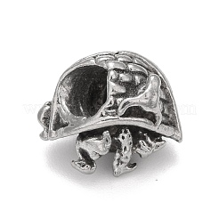 304 Edelstahl-Europäische Perlen&nbsp;STAS-G256-09AS