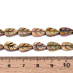 Нити резных бусин из натуральных пресноводных ракушек&nbsp;SHEL-N038-25D