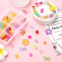 129 шт. Прозрачные акриловые бусины&nbsp;MACR-YW0003-11