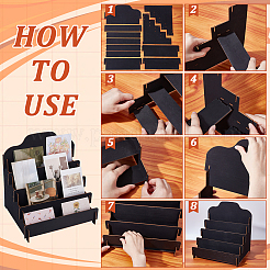 2 сумка деревянные подставки для держателей карт&nbsp;ODIS-UN0001-19