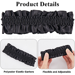 Elastische Strumpfbänder aus Polyester&nbsp;DIY-WH20366-64C