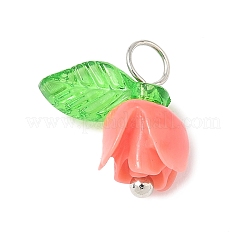 Подвески из синтетических ракушек в форме цветка&nbsp;PALLOY-JF03863-04