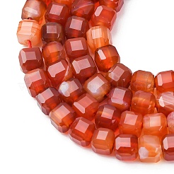 Натуральный полосатый агат / полосатые агатовые бусы&nbsp;G-G005-B02-01A