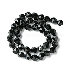 Бусины из натурального черного оникса G-K066-13-10mm