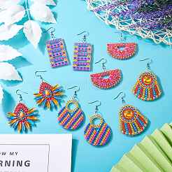 Kit de boucles d'oreilles géométriques en acrylique&nbsp;DIY-TAC0021-19