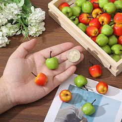 60 Stück 2 Farben Schaum-Apfelimitat&nbsp;DJEW-CA0001-43