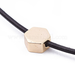 Bracciali cordone in pelle vacchetta regolabile&nbsp;BJEW-JB04373-01