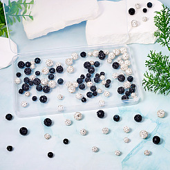 120 шт. 6 вида страз в форме диско-шара&nbsp;RB-TA0001-14