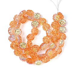 Гальванизируйте прозрачное стекло бисер нитей&nbsp;EGLA-N055-01G