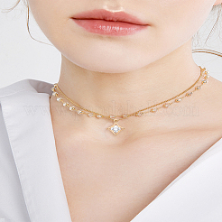 42шт 7 стиля стеклянные подвески со стразами&nbsp;FIND-LP0006-43