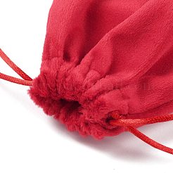 Sacchetti portaoggetti in velluto con coulisse per gioielli&nbsp;ABAG-P013-02D