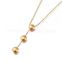 Ensembles de bijoux ronds et plats en acier inoxydable 304&nbsp;SJEW-M097-29G