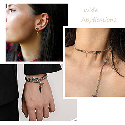 48 шт. 3-х цветные подвески из нержавеющей стали 304&nbsp;STAS-SW0001-02