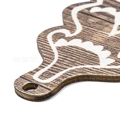 Décorations de grand pendentif en bois sur le thème de noël&nbsp;WOOD-L011-B03