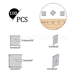Распорные бусины из нержавеющей стали 304&nbsp;STAS-UN0008-18P