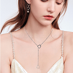 4 шт. ожерелье из нержавеющей стали 201&nbsp;NJEW-CA0001-22P