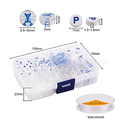 Kit fai da te per la creazione di braccialetti con lettere e perline&nbsp;DIY-YW0004-29