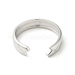 Кольцо-манжета с открытым циферблатом из нержавеющей стали 304&nbsp;RJEW-I085-16P