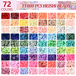 Наборы для изготовления браслетов из полимерной глины и пластиковых бусин ccb своими руками&nbsp;DIY-YW0010-38