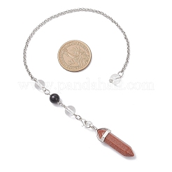 Пулевое синтетическое золотое дно с заостренными маятниками для биолокации&nbsp;PALLOY-JF04562