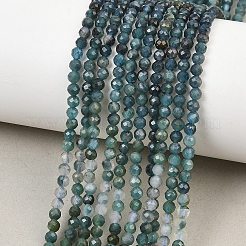 Brins de perles de tourmaline bleue naturelle&nbsp;G-G294-A02-3mm-01